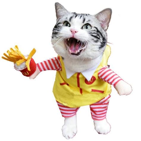 Funny Cat Clothes Pet Costume Nurse Policeman Suit For Cat Halloween