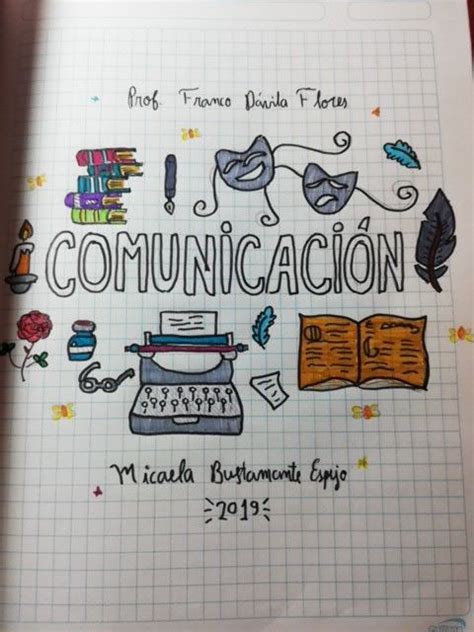 Caratula De Comunicacion Tumblr Caratulas Para Comunicacion Cuaderno De Comunicaciones