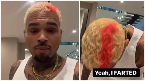 Chris Brown Showing Us His New Hair Style 25 April 2022 Youtube