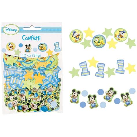 Mickey Mouse 1st Birthday Party Confetti Table Scatters Mickey