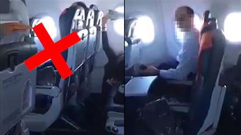 Man Sat On Empty Row Spotted Masturbating During Flight In Front Of