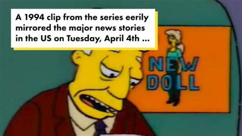 The Simpsons Predicted Donald Trump Arrest Barbie Movie The Courier Mail