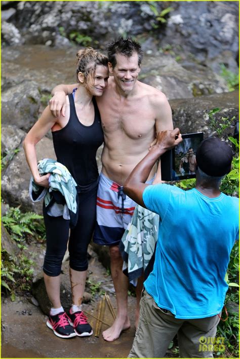 Kevin Bacon Shirtless In Hawaii With Kyra Sedgwick Photo