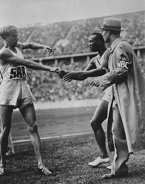 Historic Photos Show Jesse Owens Smashing World Records At Hitlers