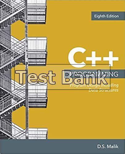 Test Bank For C Programming Program Design Including Data Structures