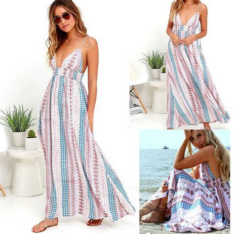 New Brand Cotton Sleeveless Striped Women Summer Casual Long Beach