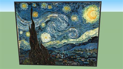 Vincent Van Goghs Starry Night 3d Warehouse