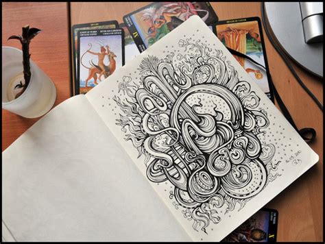Moleskine Notebook Artwork Showcase Of Creative Drawings