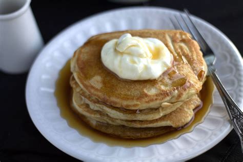 Sour Cream Pancakes Recipe Sour Cream Pancakes Pancakes Breakfast