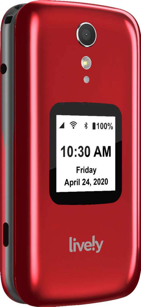 Greatcall Lively Flip Cell Phone For Seniors Red From The Makers