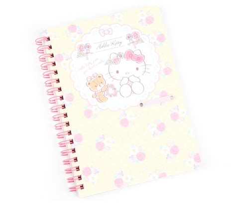 Hello Kitty Spiral Notebook Flowers Sanrio Hello Kitty Images