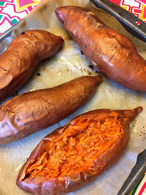 Want to make a loaded baked how to bake a potato in the oven. Perfect Oven Baked Sweet Potatoes Recipe - Melanie Cooks