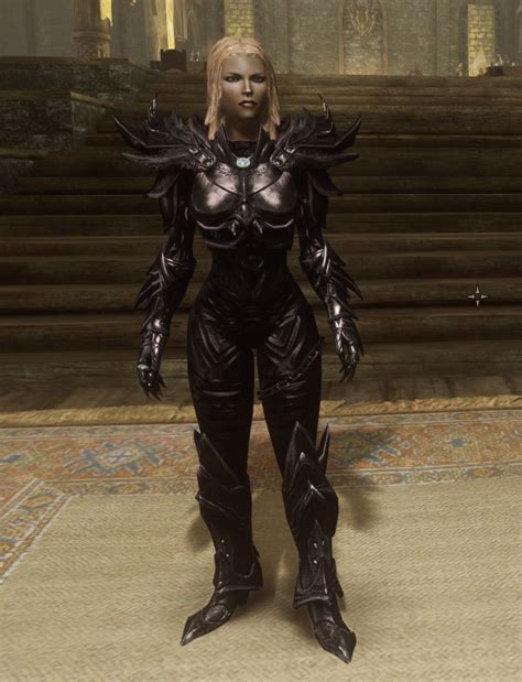 Daedric Female Armor Re Imagined Including Standalone At Skyrim Nexus