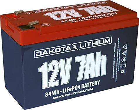 12 Volt Rechargeable Lithium Battery 12 V 7 Ah Lifepo4 Amazonca