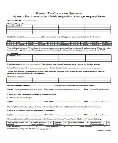 Free 40 Sample Requisition Forms In Pdf