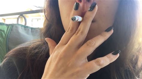 Goddess D Close Up Cigarette Smoking Youtube