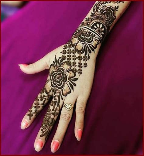 Easy And Simple Henna Designs For Back Hands Mehndi Designs For