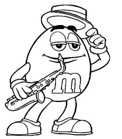 M&m Free Printable Coloring Pages - Coloring Home