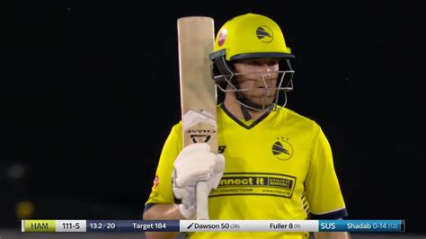 Watch Fifty Dawson Notches His Half Century With A Blazing Six From