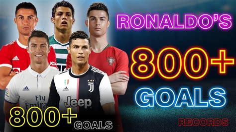 cristiano ronaldo record 800 goals youtube