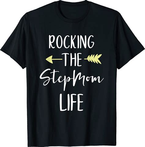Rocking The Stepmom Life Cute Rockin39 Cool Step Mom T Shirt Men Buy T Shirt Designs