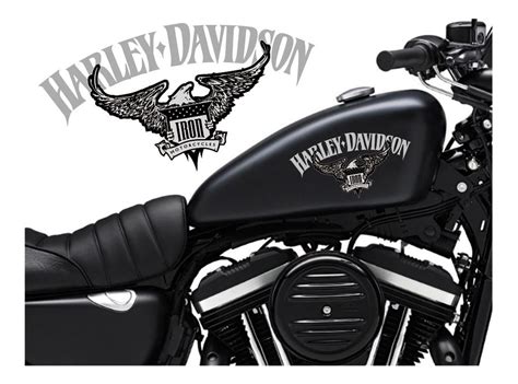 Adesivo Tanque Harley Davidson 883 Iron Parcelamento Sem Juros