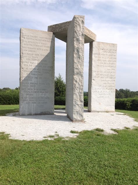 Beloved Keepsakes The Ga Guidestones A History Leason