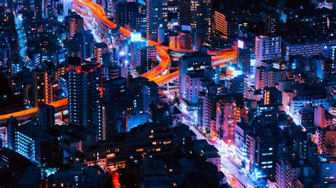 Tokyo Cityscape Neon Lights Hd World 4k Wallpapers Images