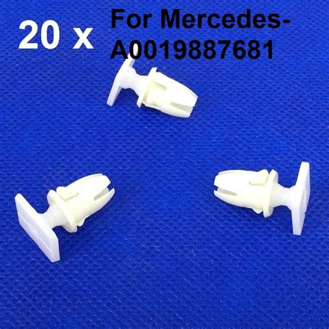 X20 For Mercedes Push Fastener Mounting Clip Rivet Grommet Plug