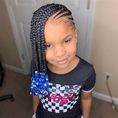 Little Black Girl Hairstyles With Beads Beads In Child Hair Black