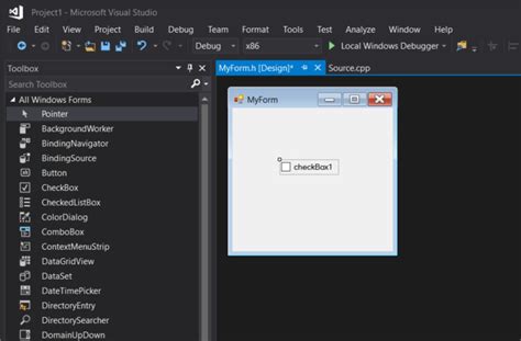 Winforms Visual Studio Can T Find Visual C Windows Forms Stack Overflow