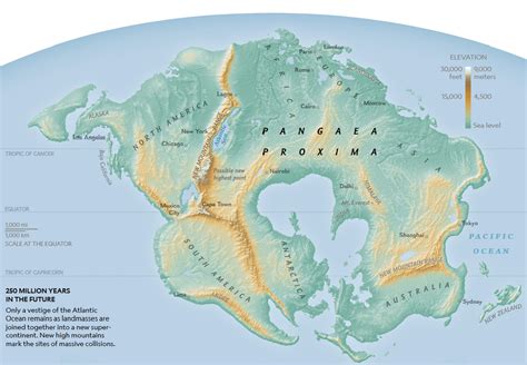 Pangaea Proxima In 250 Million Years National Geographic Magazine