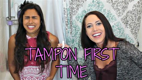 Teaching My Friend How To Use A Tampon For The First Time Youtube