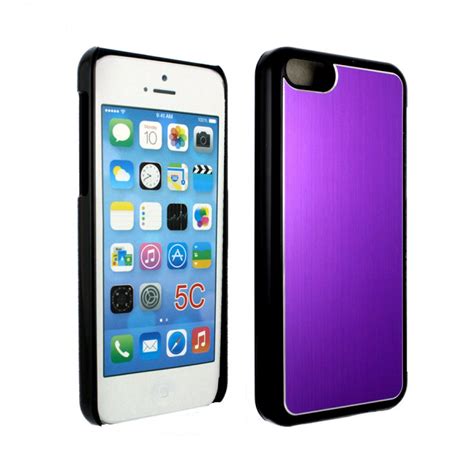 Wholesale Iphone 5c Aluminum Hard Case Purple