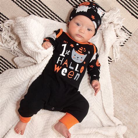 Baby Boy Halloween Outfit My 1st Halloween Baby Halloween Etsy