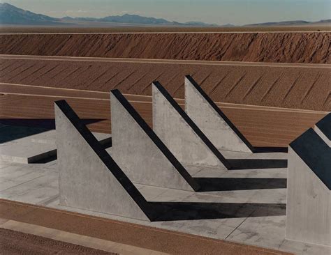 Detail from "City" by artist Michael Heizer. This massive art project
