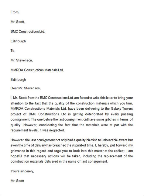 Are you unsure how to use it for your situation? 17 Sample Complaint Letters to Download | Sample Templates