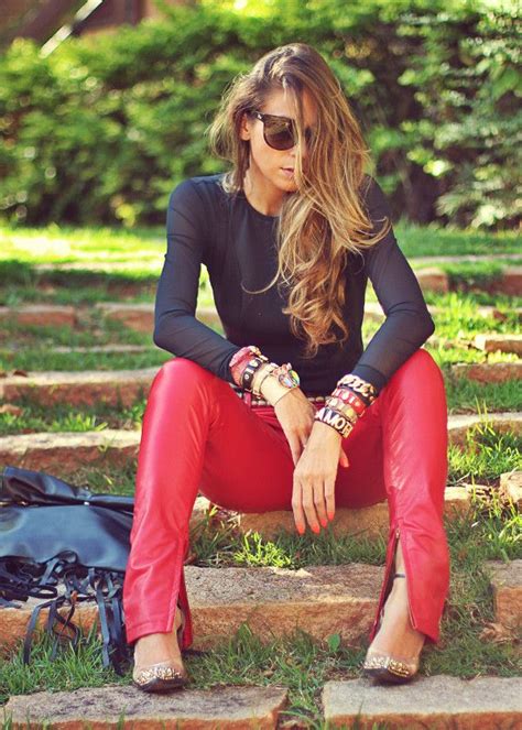 Red Leather Love Of Accessories