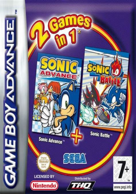 2 In 1 Sonic Advance And Sonic Battle Rom Free Download For Gba
