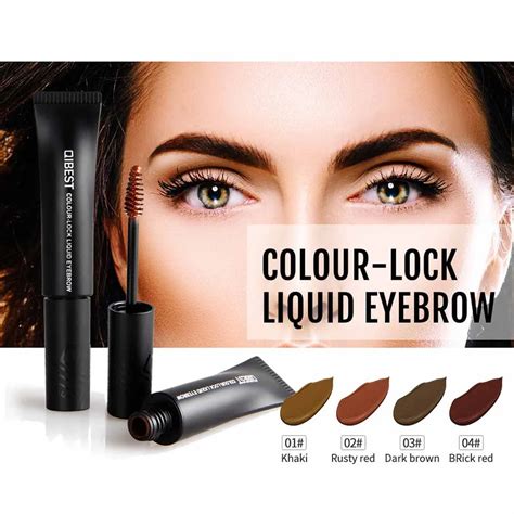 Colour Lock Liquid Eyebrow Tint Gel Liquid Eyebrow Cream Long Lasting