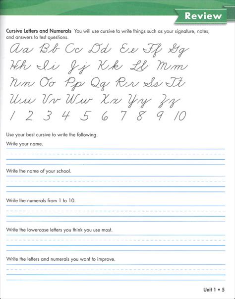 Zaner Bloser Handwriting Grade 4 Student Edition 2020 Edition Zaner