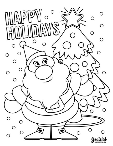 Coloring Pages Christmas Printable