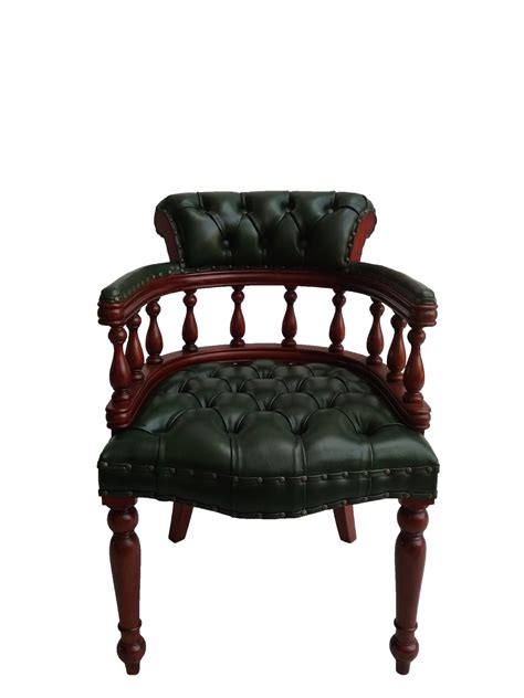 Solid Mahogany Wood Office Chair Antique Style Classic Office Chair