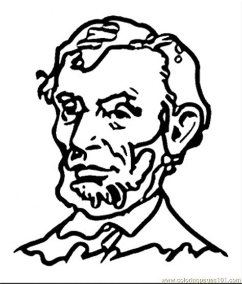 Abraham lincoln coloring pages and coloring book. Abraham Lincoln Coloring Page - Free USA Coloring Pages ...