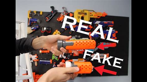 CAN YOU TELL THE DIFFERENCE BETWEEN THESE REAL AND FAKE NERF GUN