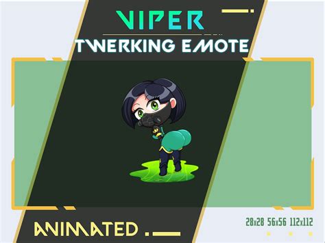 Viper Valorant Animated Emote Viper Twerking Emote Youtube Discord