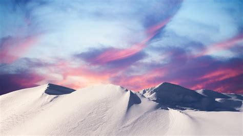 Snowcapped Mountains At Winter Sunset Slovenia Windows 10 Spotlight