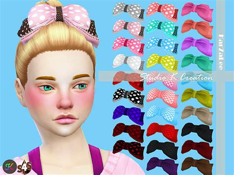 Front Hair Bow At Studio K Creation Sims 4 Updates