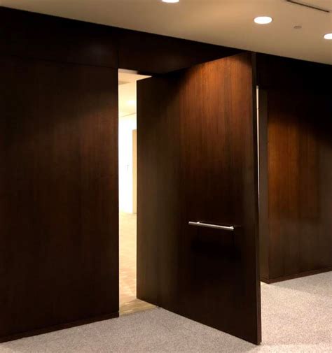 Why Architects Trust Sing Core Non Warping Patented Wooden Pivot Door