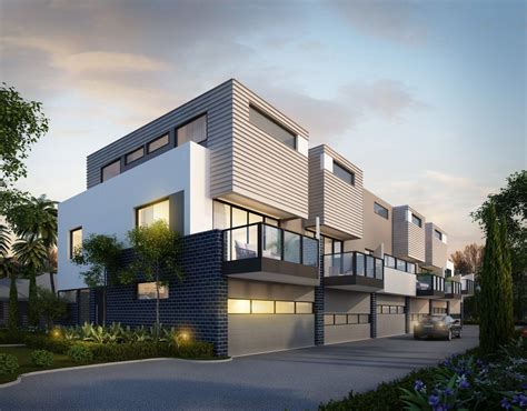 3d Architectural Render Of Exterior Easy Render The Open Terrace With